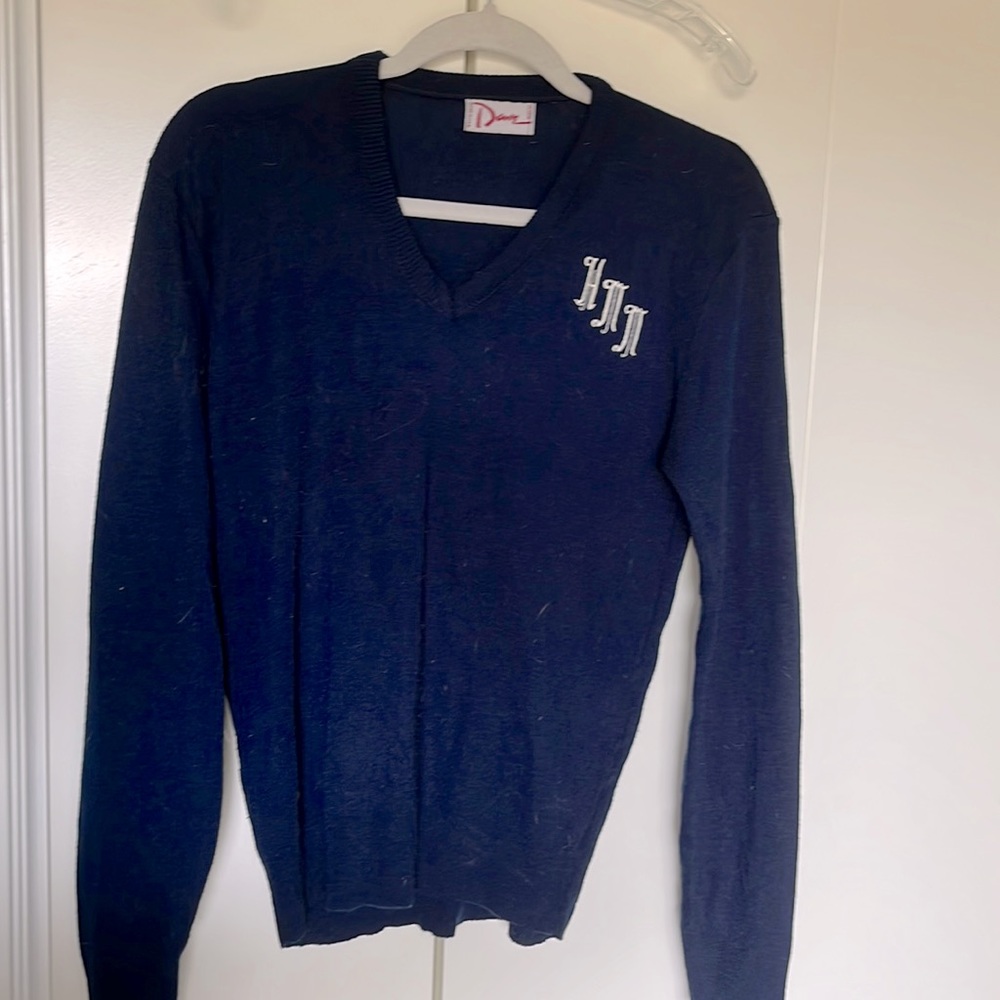 Navy sweater